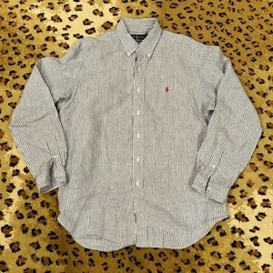 Ralph Lauren casual linen button up